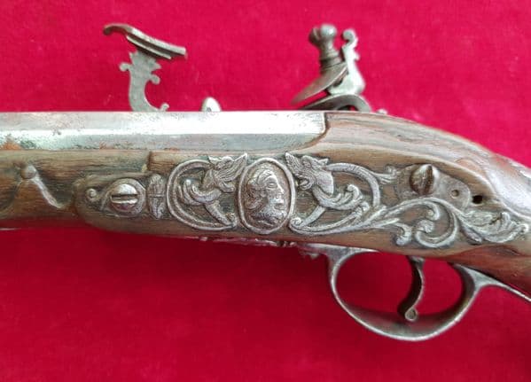 X X X SOLD X X X A rare Italian Snaphaunce pistol. Circa 1680-1700. Ref 2266